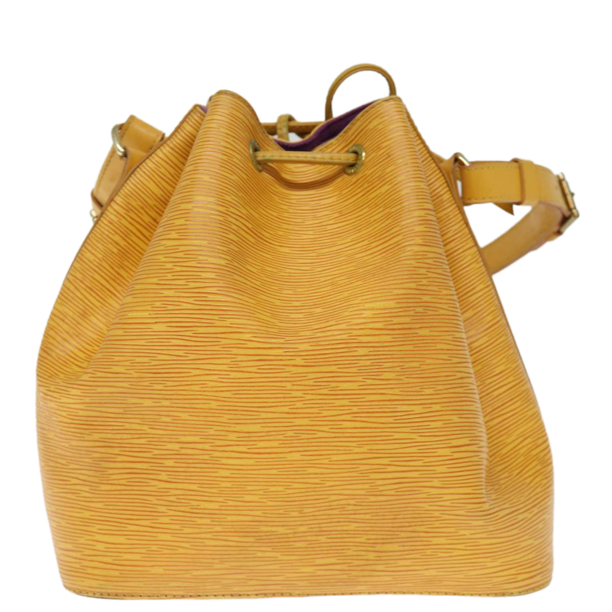 LOUIS VUITTON Epi Petit Noe Shoulder Bag Tassili Yellow M44109 LV 75186