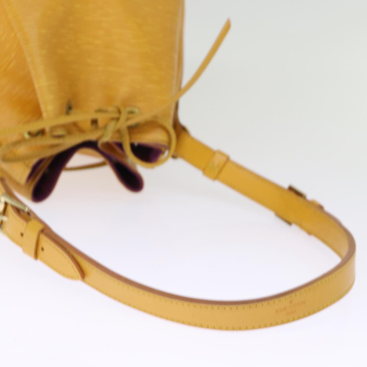 LOUIS VUITTON Epi Petit Noe Shoulder Bag Tassili Yellow M44109 LV 75186
