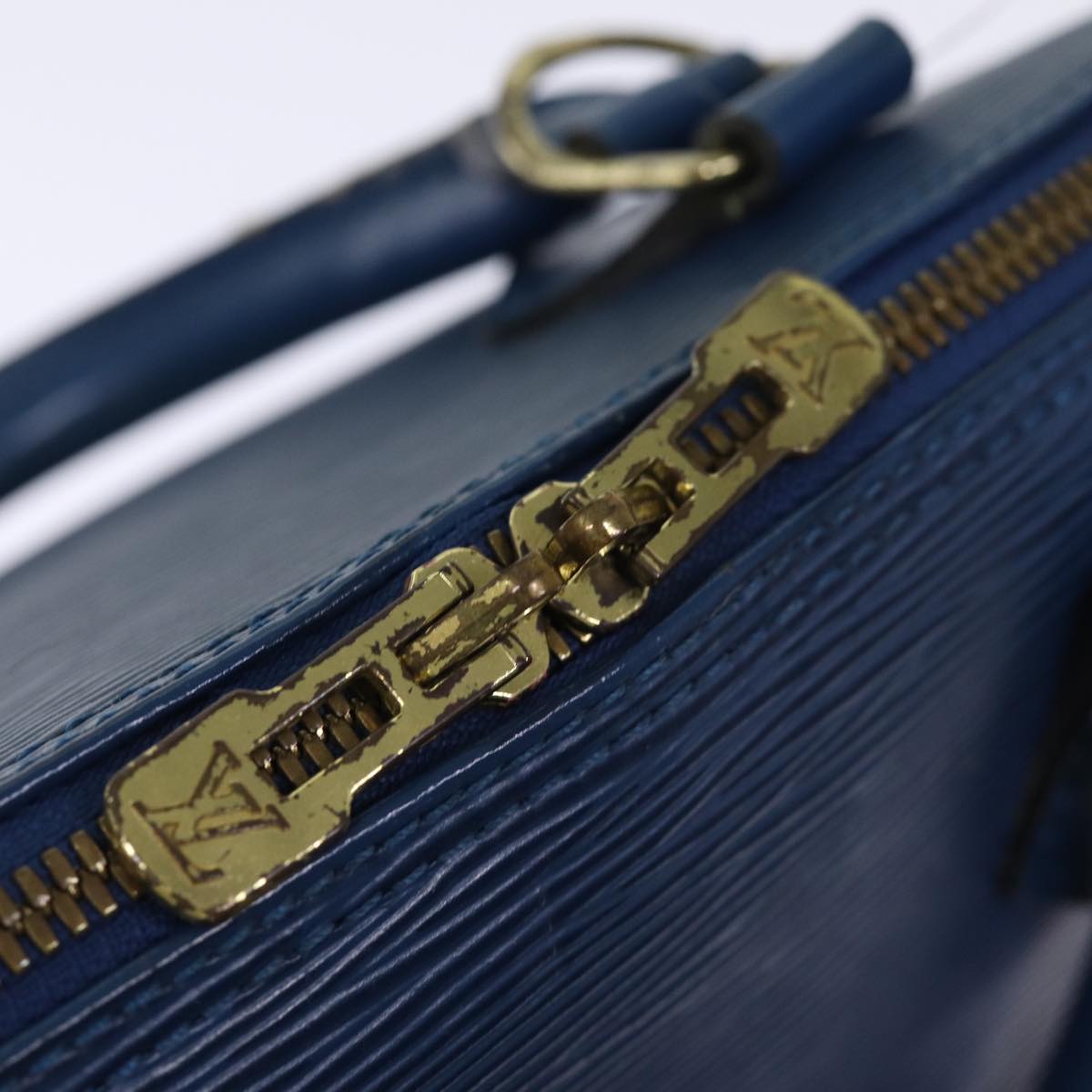 LOUIS VUITTON Epi Alma Hand Bag Toledo Blue M52145 LV 75187