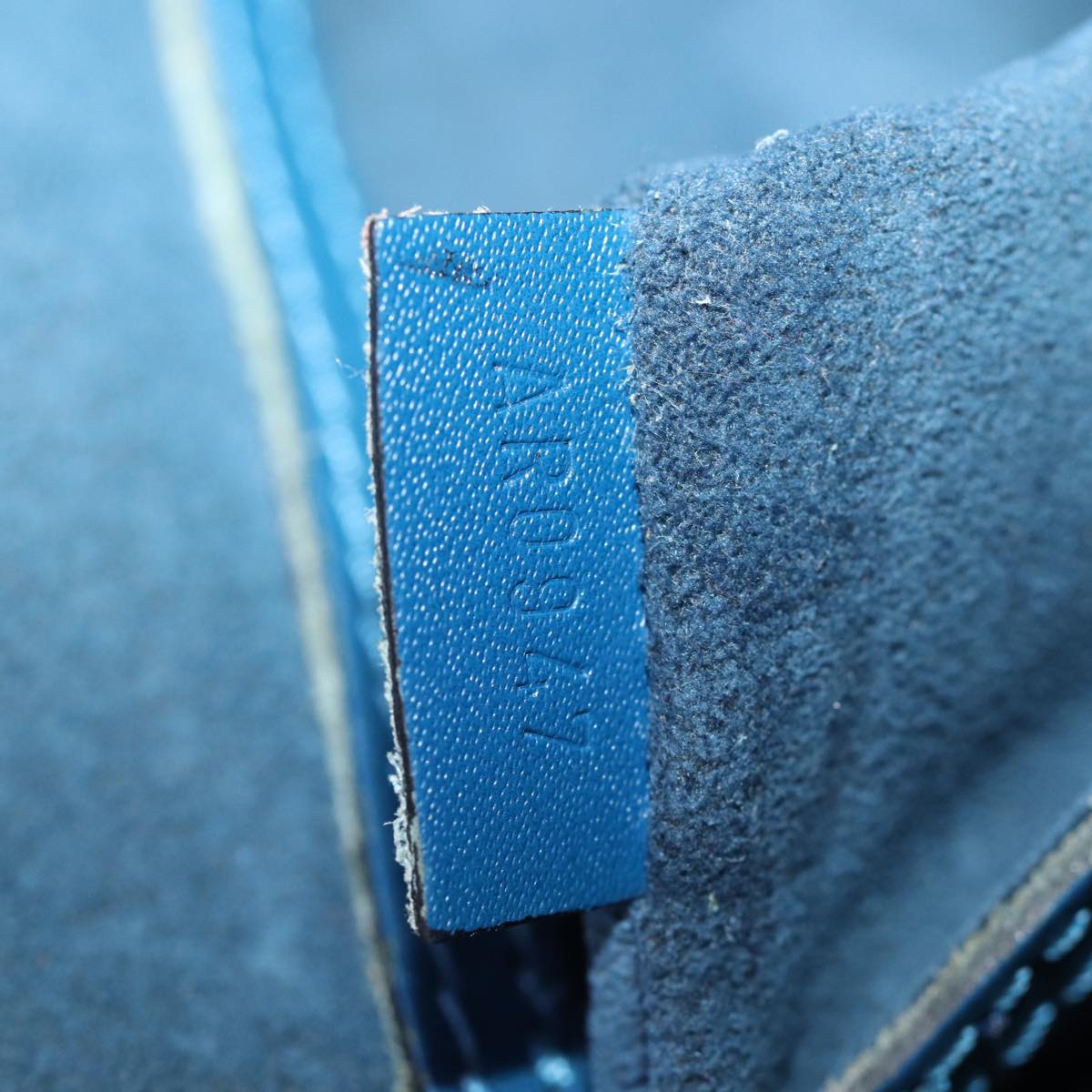 LOUIS VUITTON Epi Alma Hand Bag Toledo Blue M52145 LV 75187