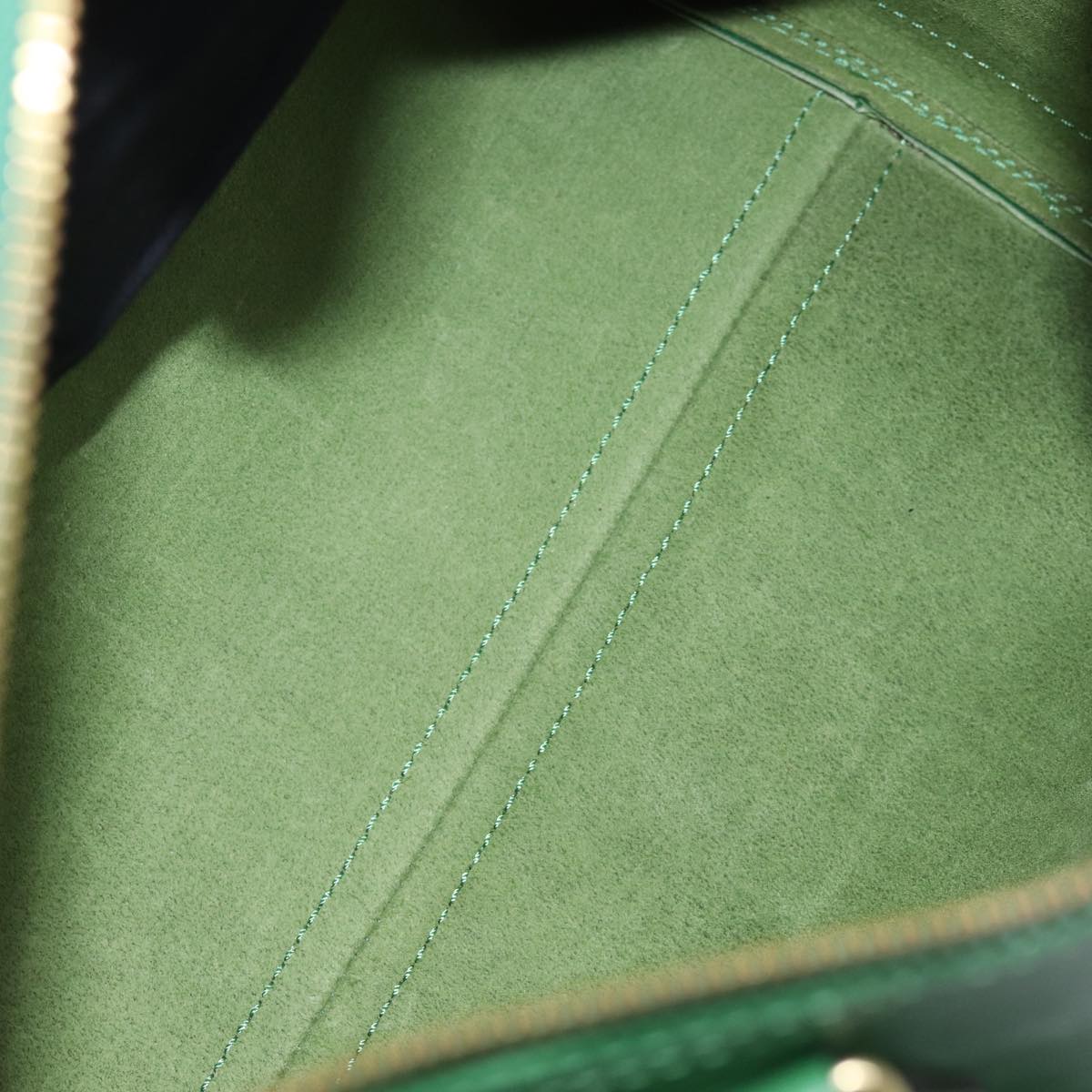 LOUIS VUITTON Epi Speedy 25 Hand Bag Borneo Green M43014 LV 75194A