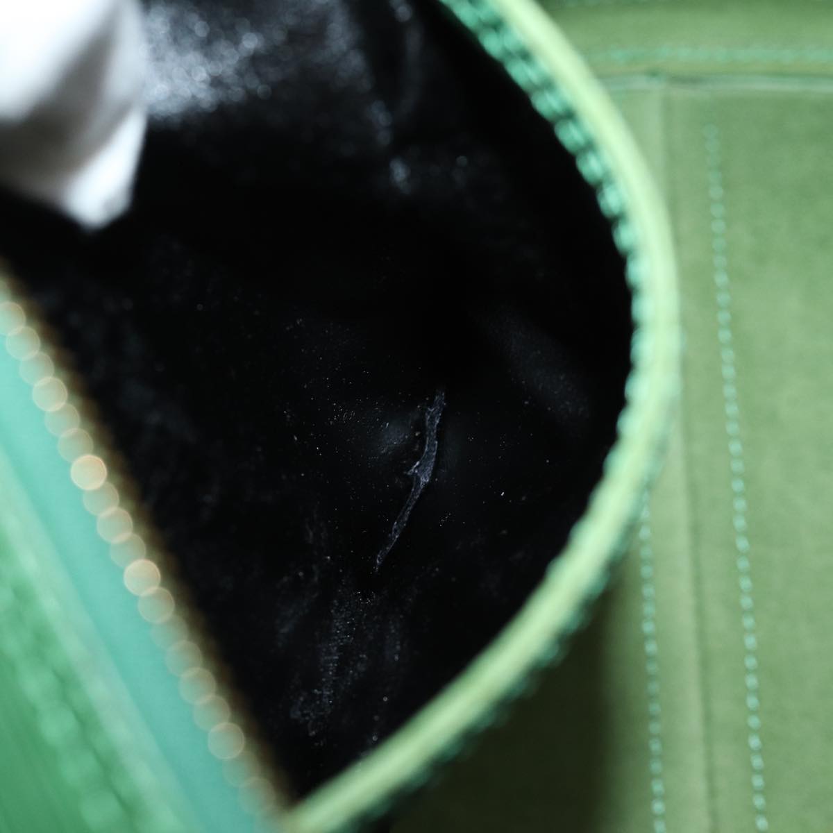 LOUIS VUITTON Epi Speedy 25 Hand Bag Borneo Green M43014 LV 75194A