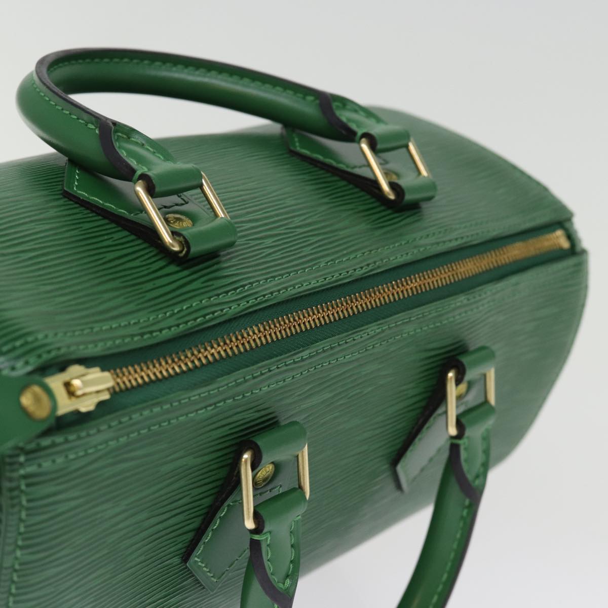 LOUIS VUITTON Epi Speedy 25 Hand Bag Borneo Green M43014 LV 75194A