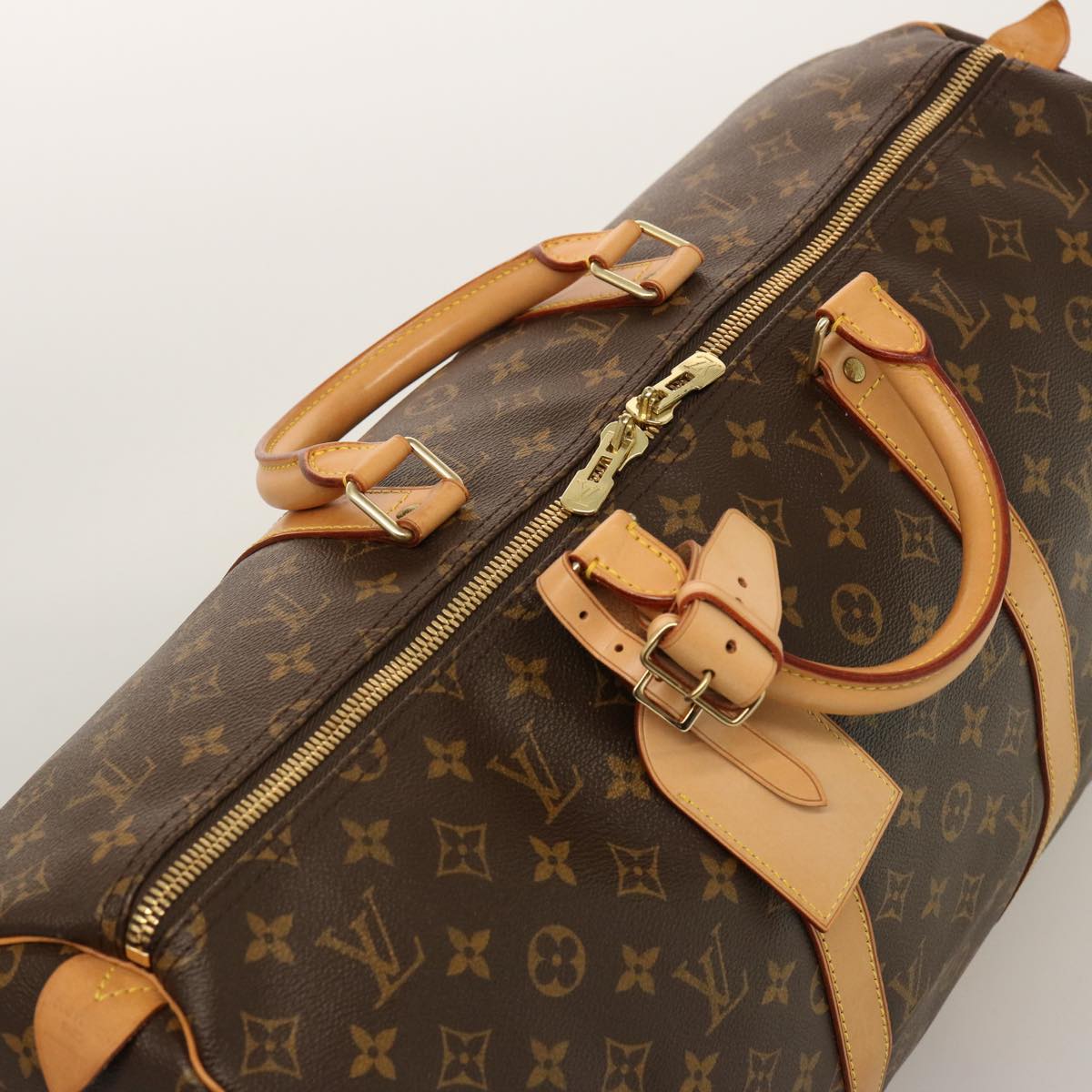 LOUIS VUITTON Monogram Keepall 50 Boston Bag M41426 LV 75203
