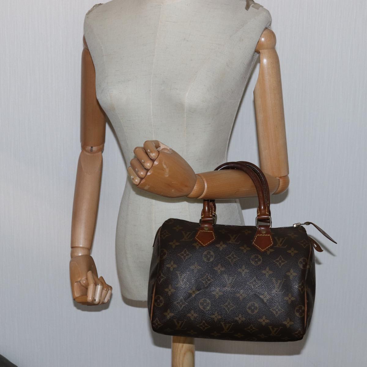 LOUIS VUITTON Monogram Speedy 25 Hand Bag M41528 LV 75204