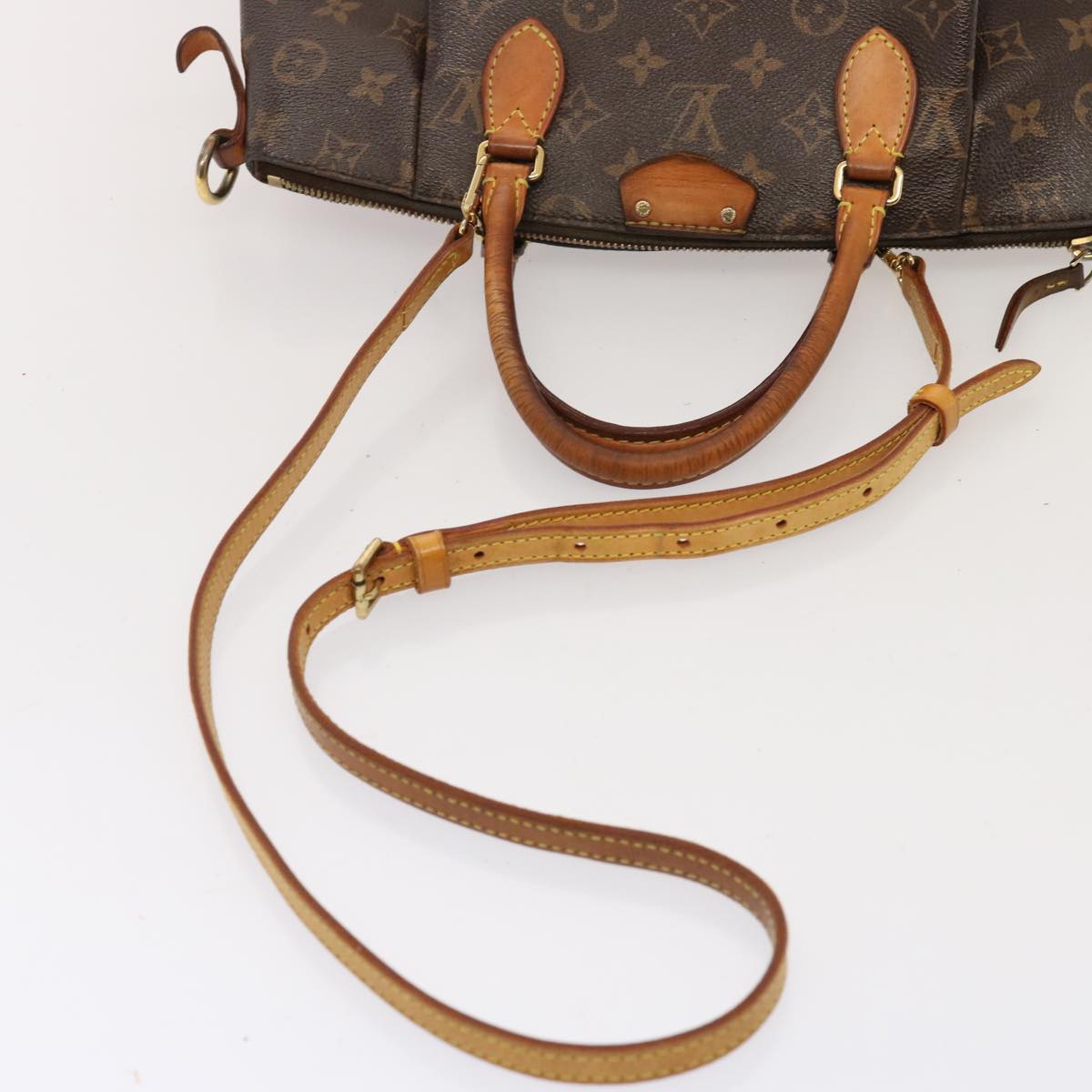 LOUIS VUITTON Monogram Turen PM Hand Bag 2way M48813 LV 75208