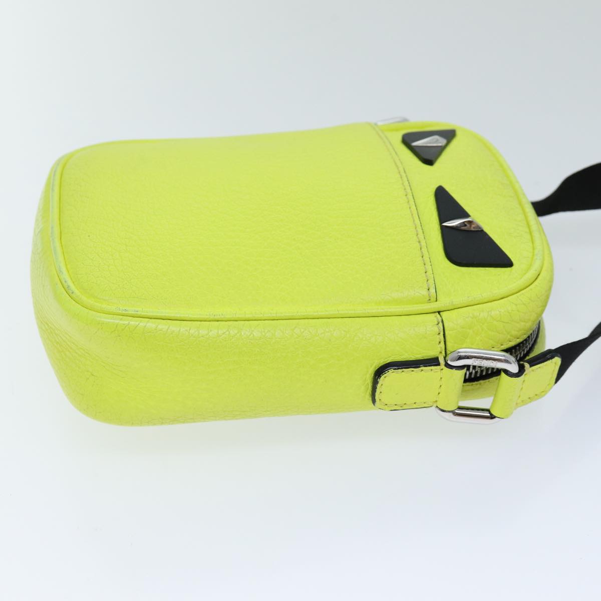 Luxury Fendi Shoulder Bag Leather Yellow75221