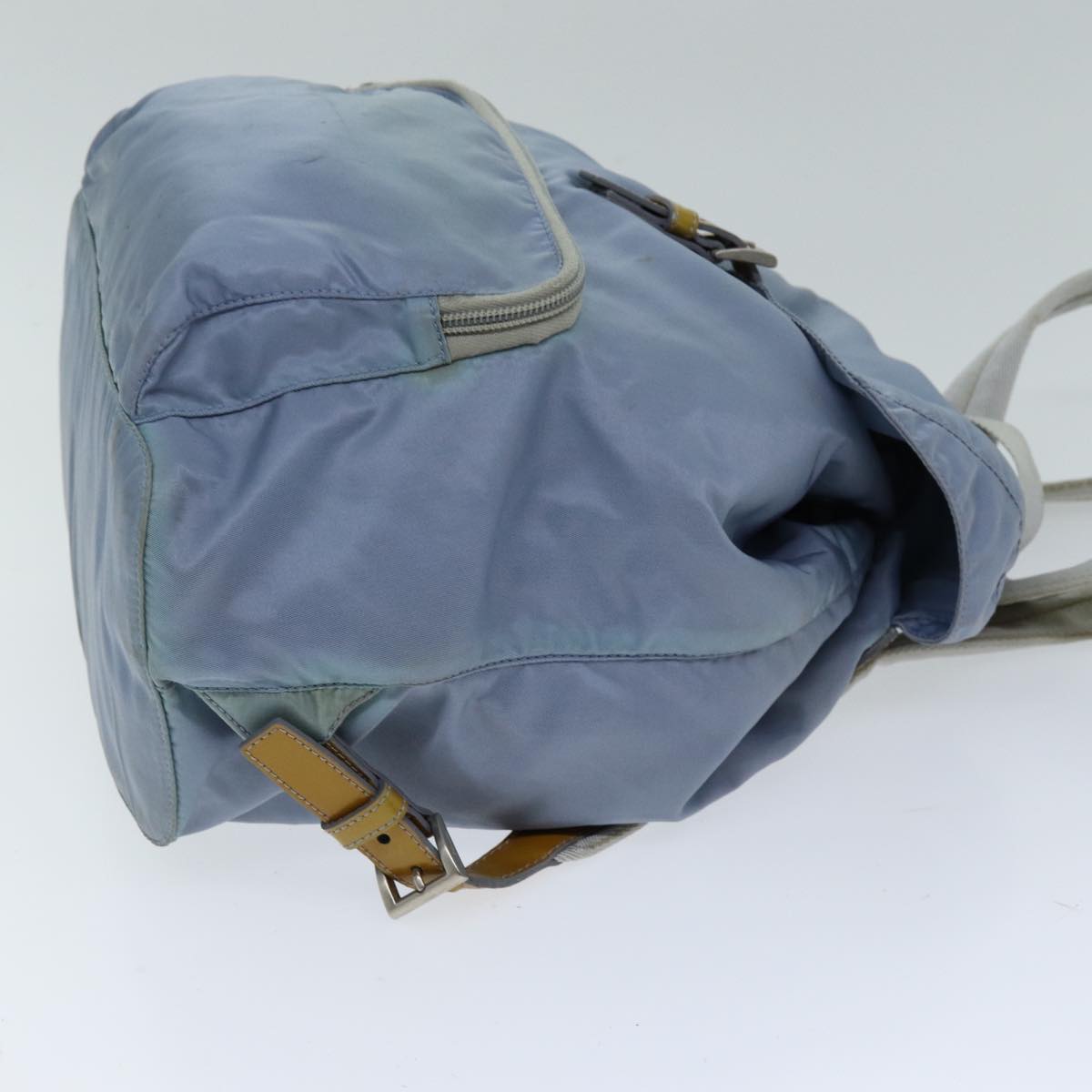 Luxury PradaBackpack Nylon Light Blue 75233