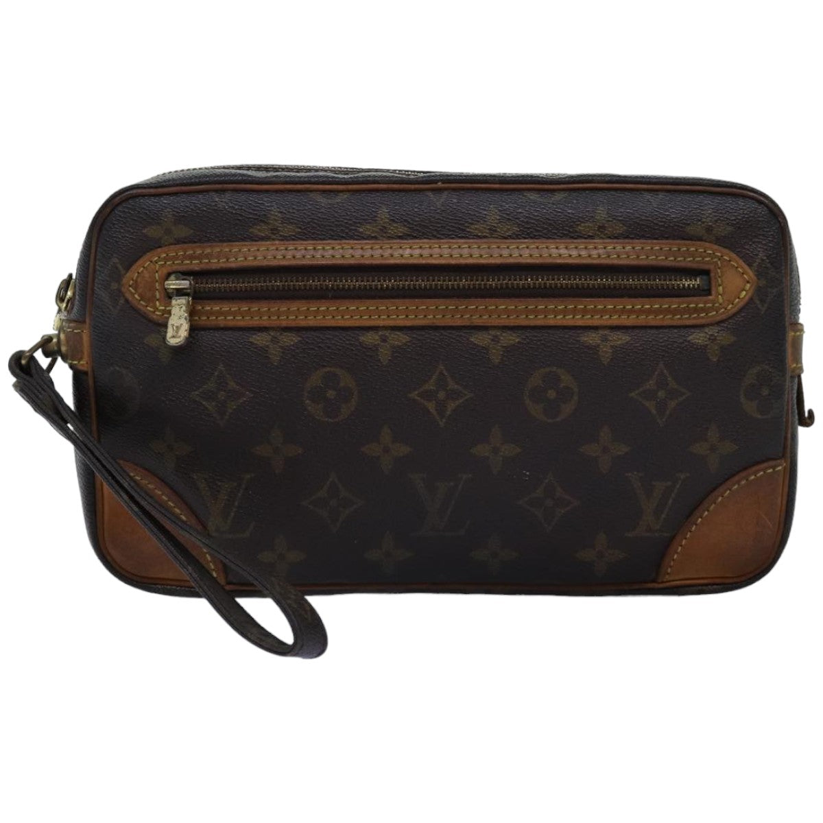 LOUIS VUITTON Monogram Marly Dragonne GM Clutch Bag M51825 LV 75243