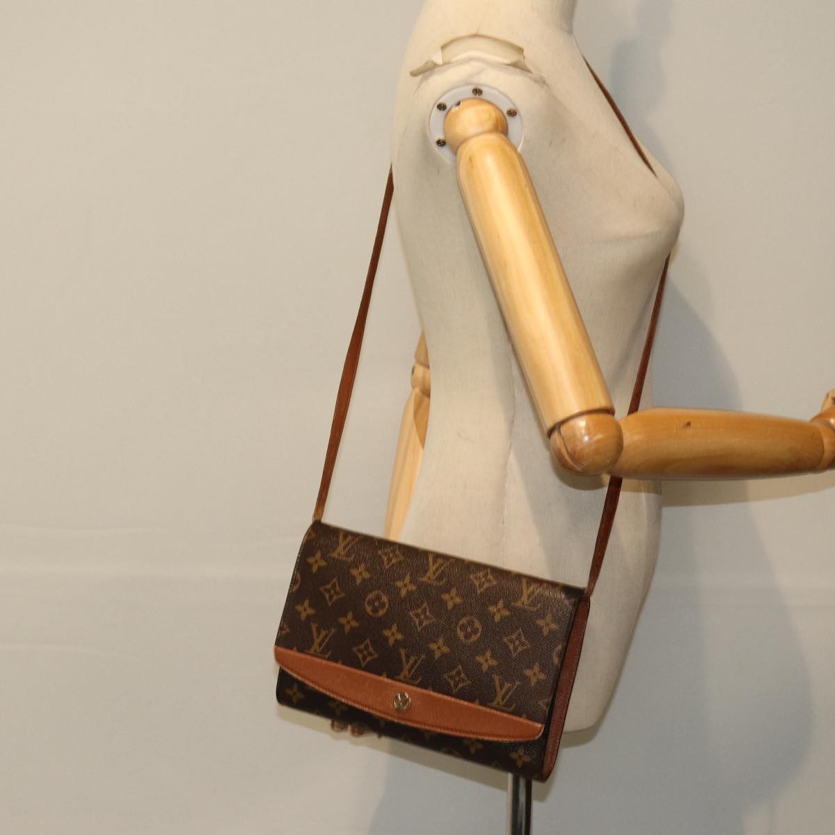 LOUIS VUITTON Monogram Bordeaux 24 Shoulder Bag M51798 LV 75245