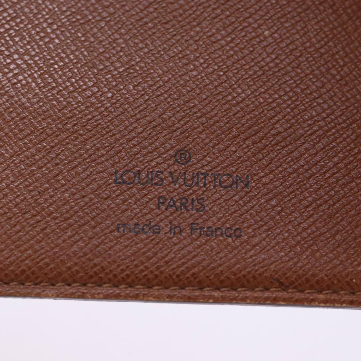 LOUIS VUITTON Monogram Agenda MM Day Planner Cover R20105 LV 75251