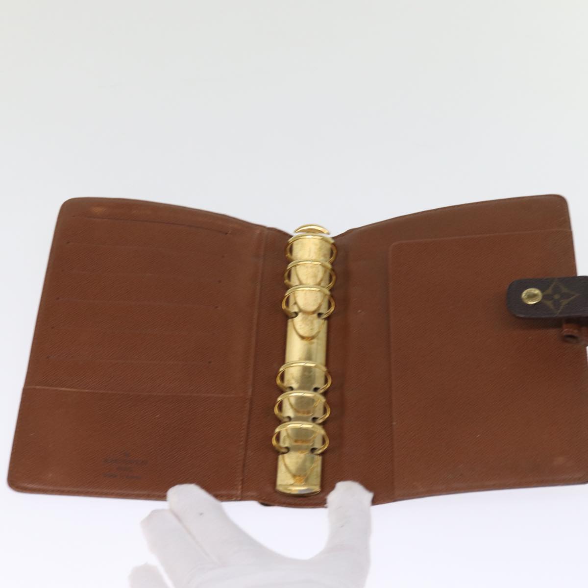 LOUIS VUITTON Monogram Agenda MM Day Planner Cover R20105 LV 75251