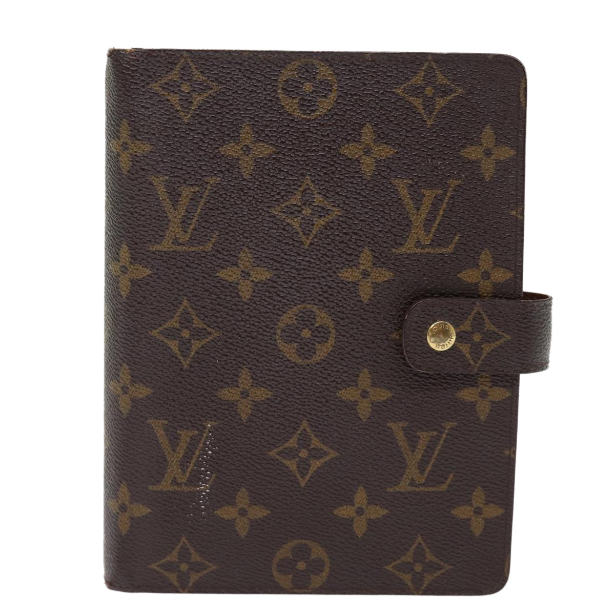LOUIS VUITTON Monogram Agenda MM Day Planner Cover R20105 LV 75251