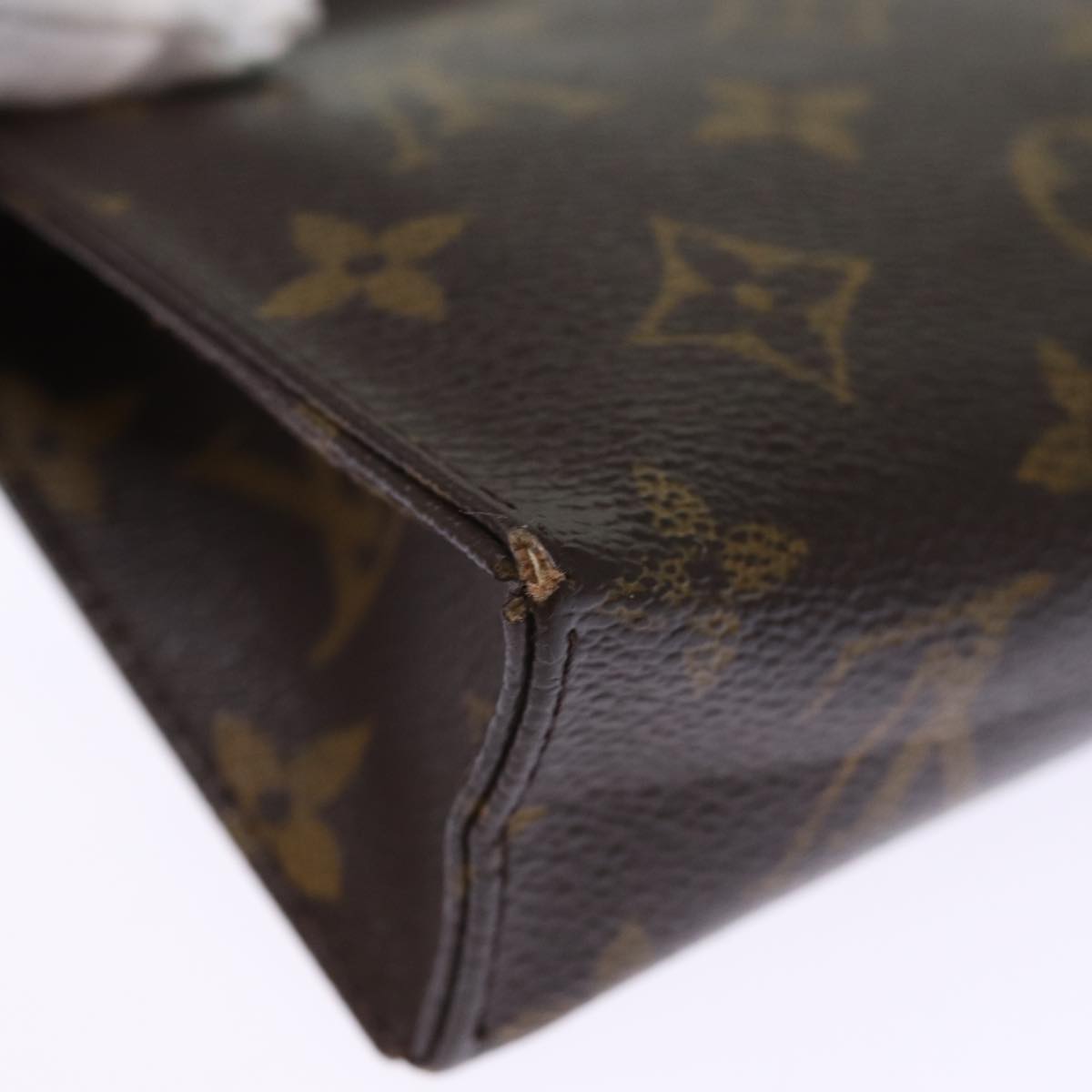 LOUIS VUITTON Monogram Poche Toilette 15 Pouch M47546 LV 75253