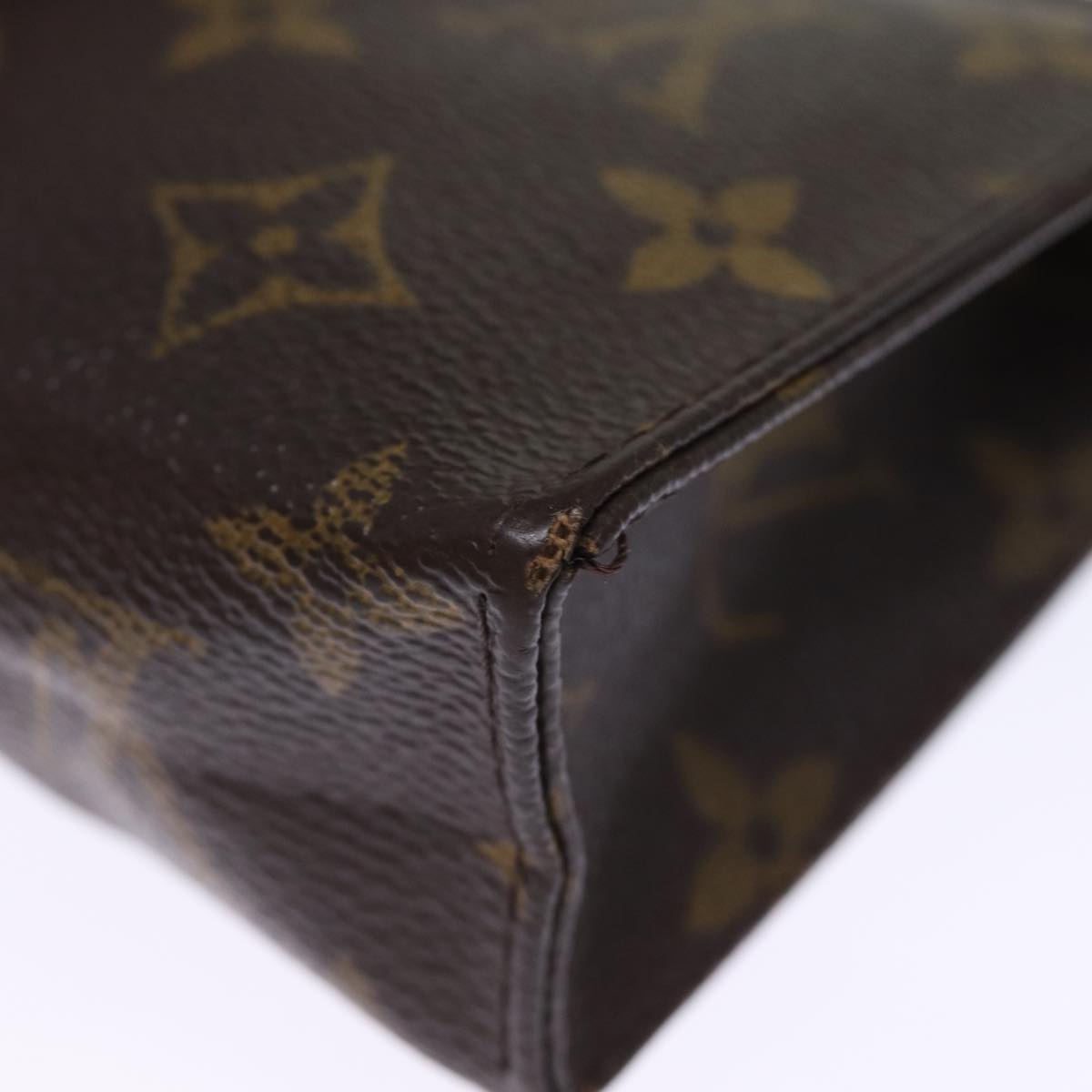 LOUIS VUITTON Monogram Poche Toilette 15 Pouch M47546 LV 75253