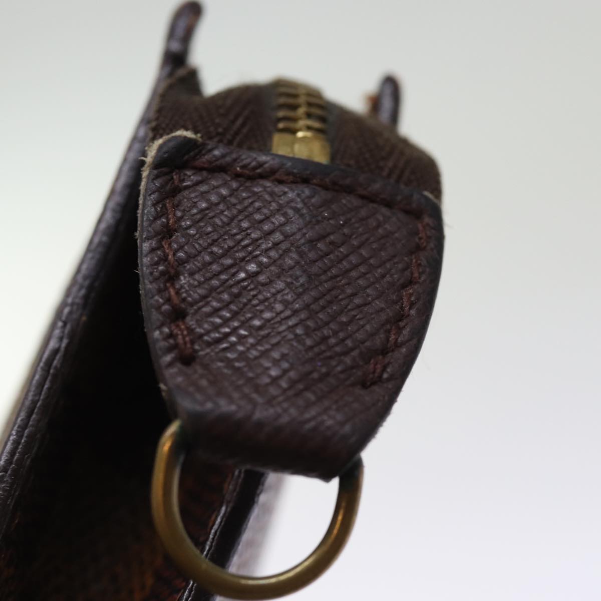 LOUIS VUITTON Damier Ebene Marais Pouch LV 75254