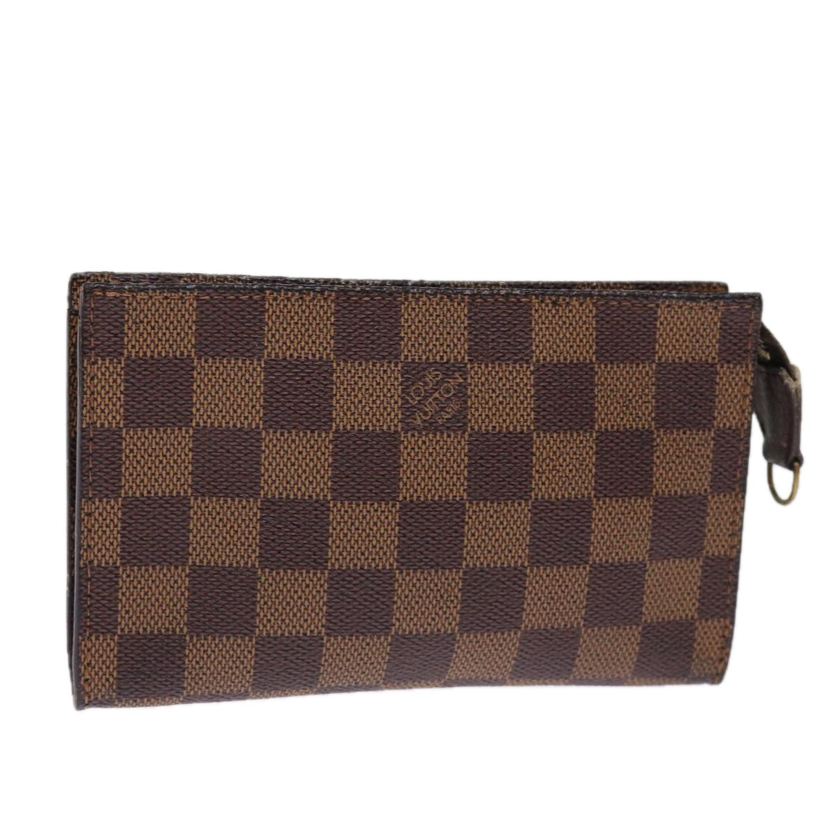 LOUIS VUITTON Damier Ebene Marais Pouch LV 75254