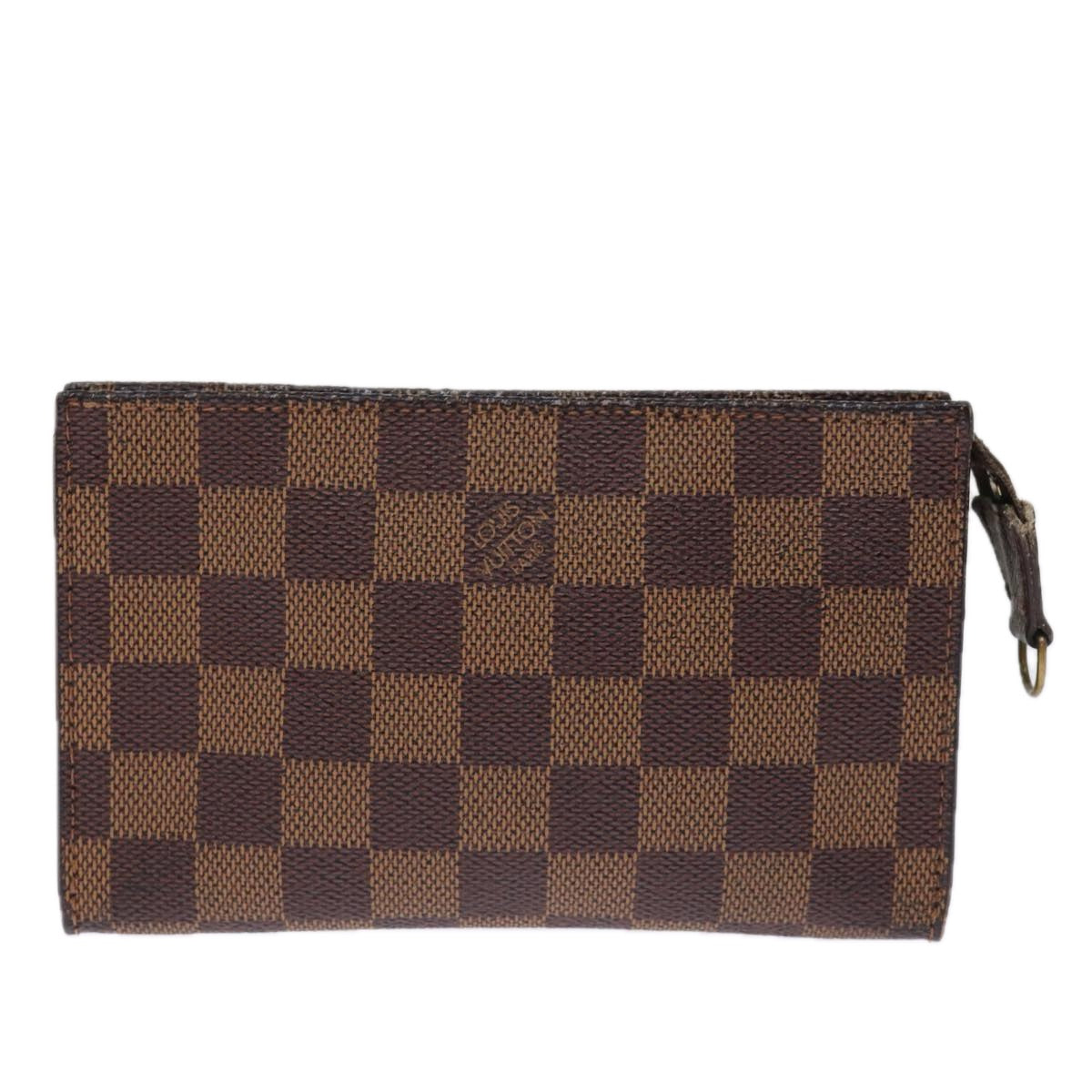 LOUIS VUITTON Damier Ebene Marais Pouch LV 75254