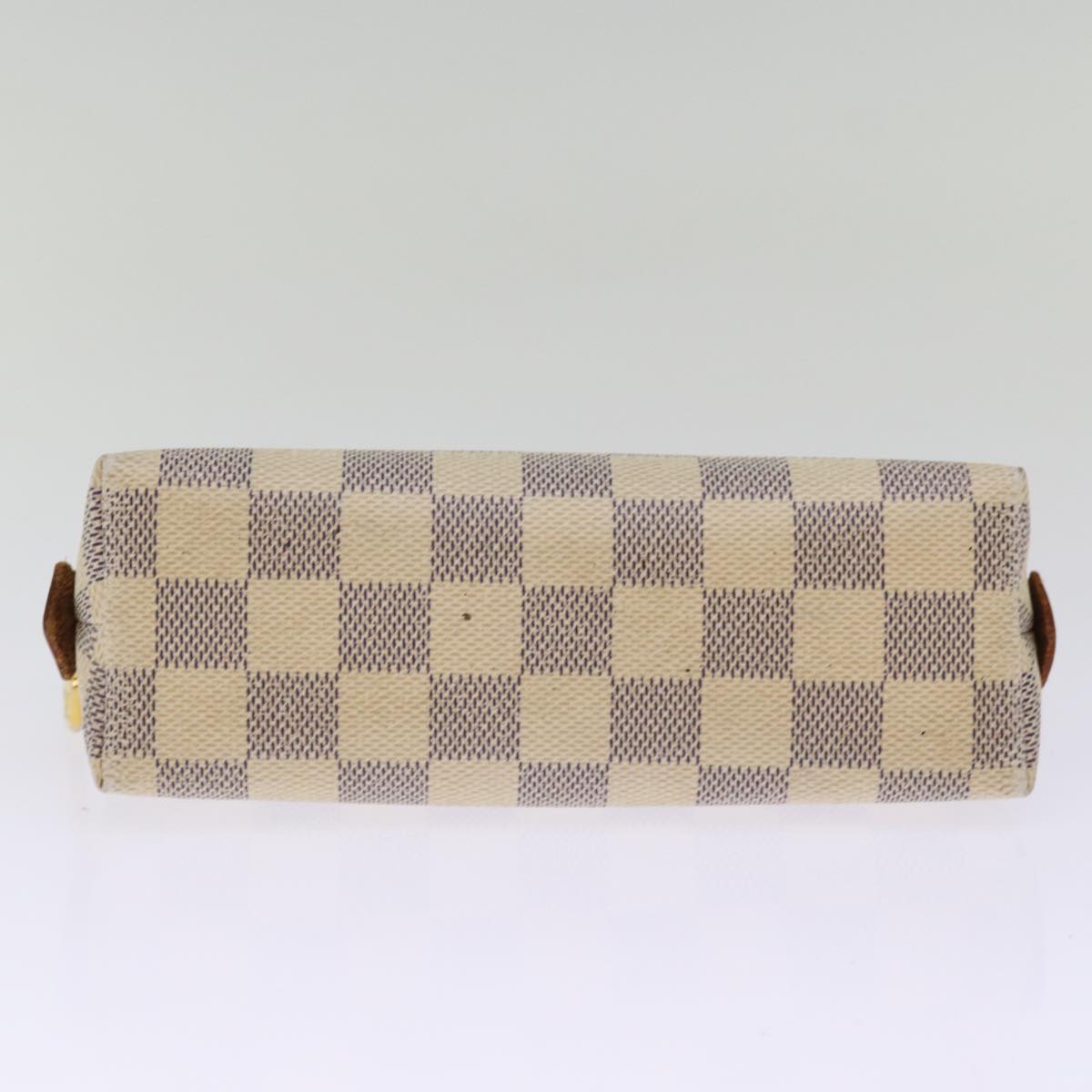 LOUIS VUITTON Damier Azur Pochette Cosmetic PM Pouch N60024 LV 75259