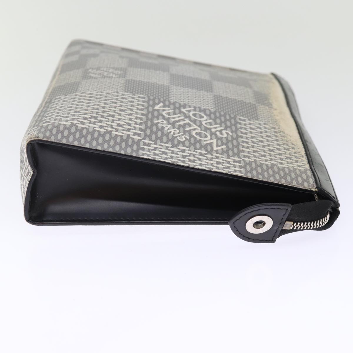 LOUIS VUITTON Damier Graphite 3D Pochette Voyager MM Bag N60443 LV 75261