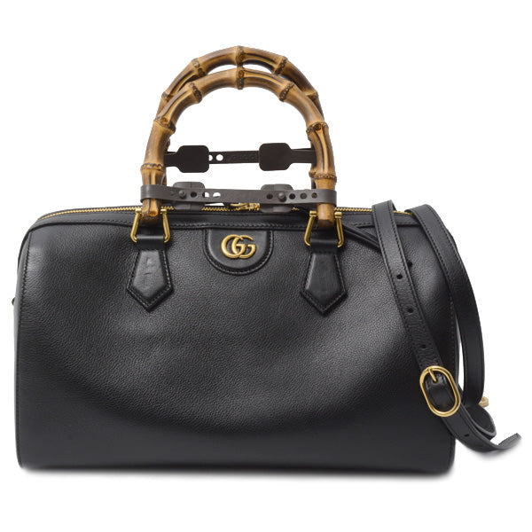 Luxury Gucci Trending 2025 Diana Boston Bag 2WAY Black 655663