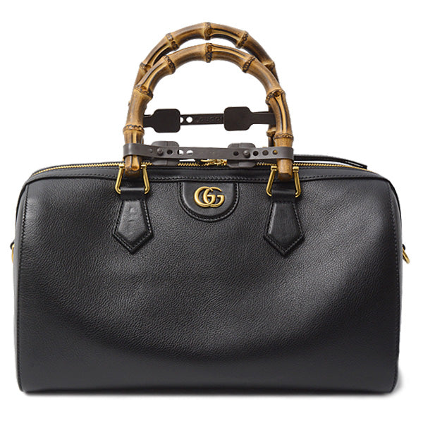 Luxury Gucci Trending 2025 Diana Boston Bag 2WAY Black 655663