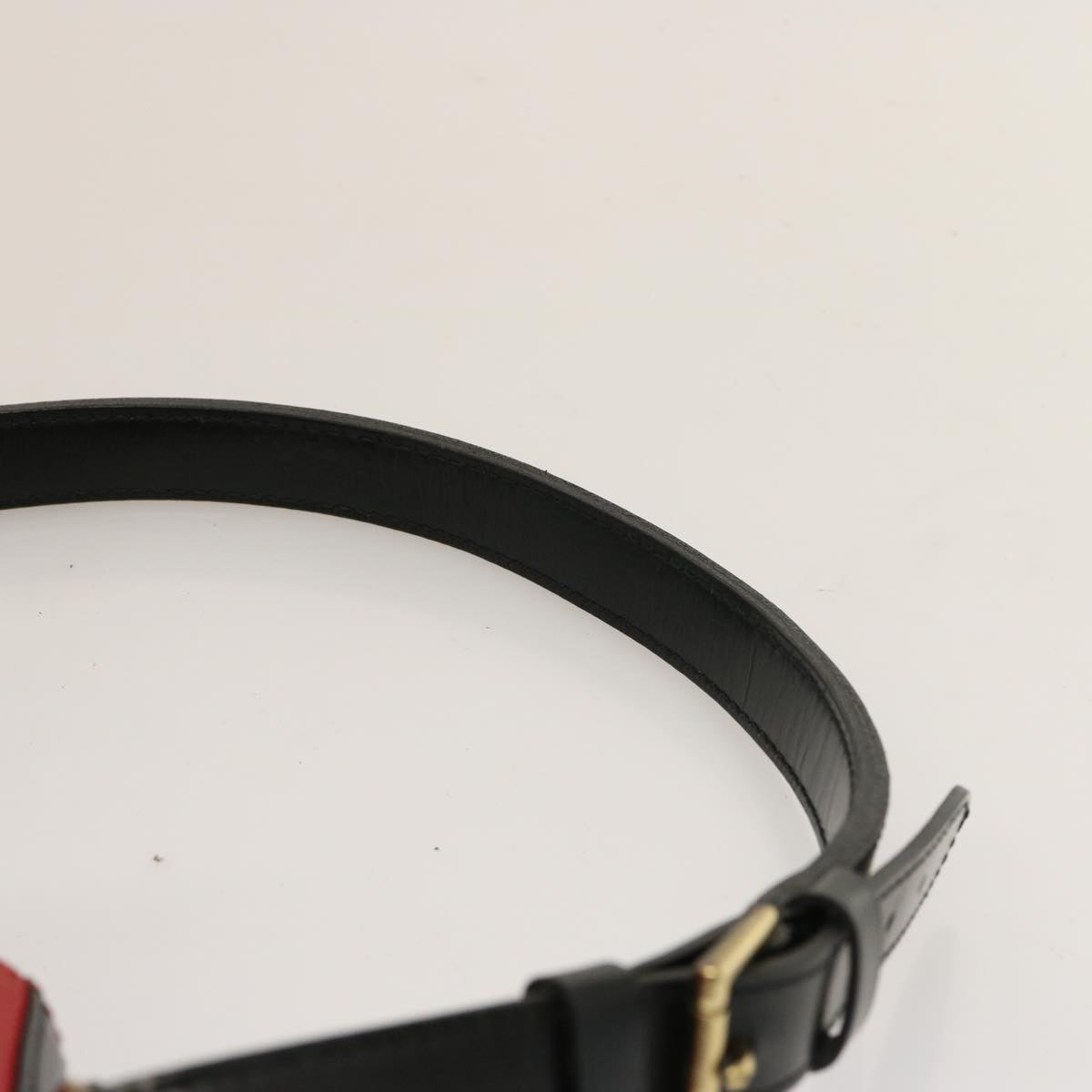 LOUIS VUITTON Epi Petit Noe Shoulder Bag Bicolor Black Red M44172 LV 75268