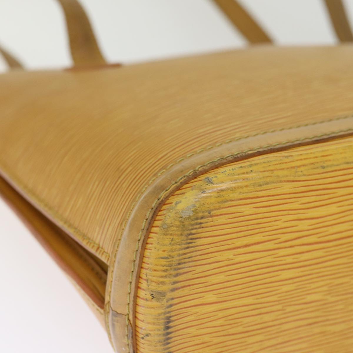 LOUIS VUITTON Epi Lussac Shoulder Bag Yellow M52289 LV 75271