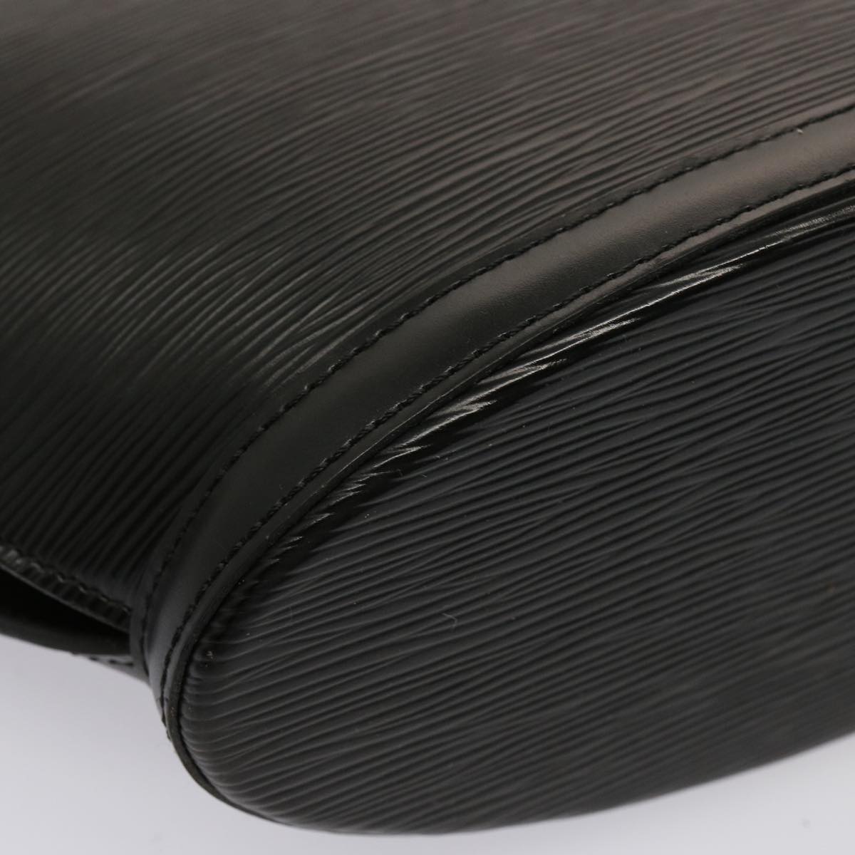 LOUIS VUITTON Epi Saint Jacques Hand Bag Black M52272 LV 75272