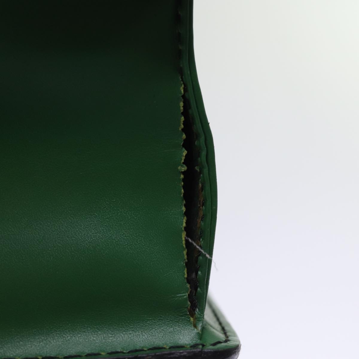 LOUIS VUITTON Epi Sac Plat Hand Bag Green M59084 LV 75274