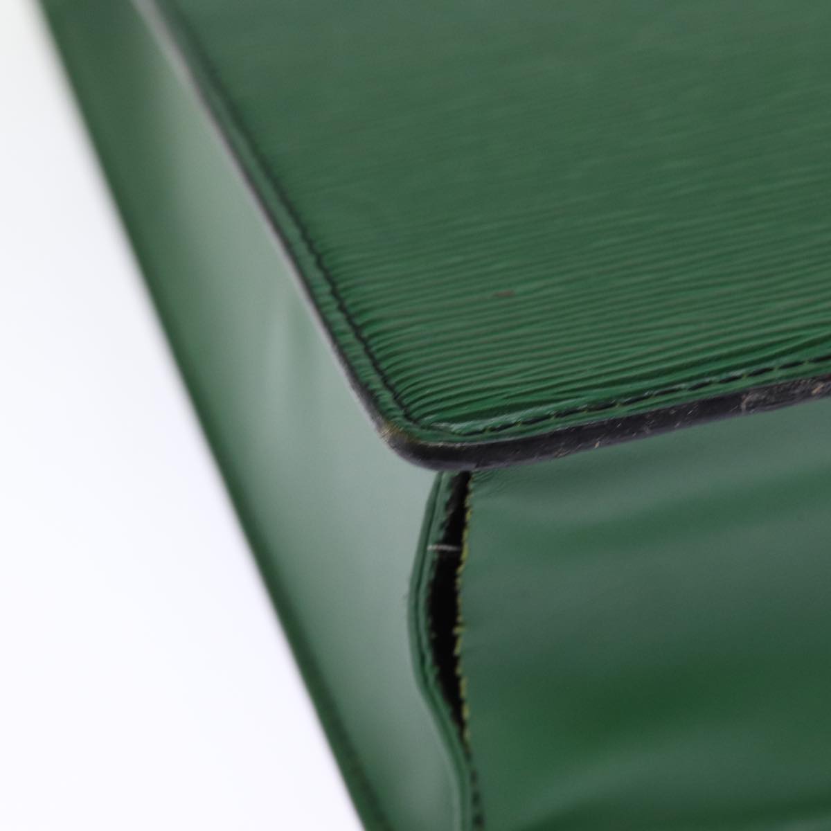 LOUIS VUITTON Epi Sac Plat Hand Bag Green M59084 LV 75274