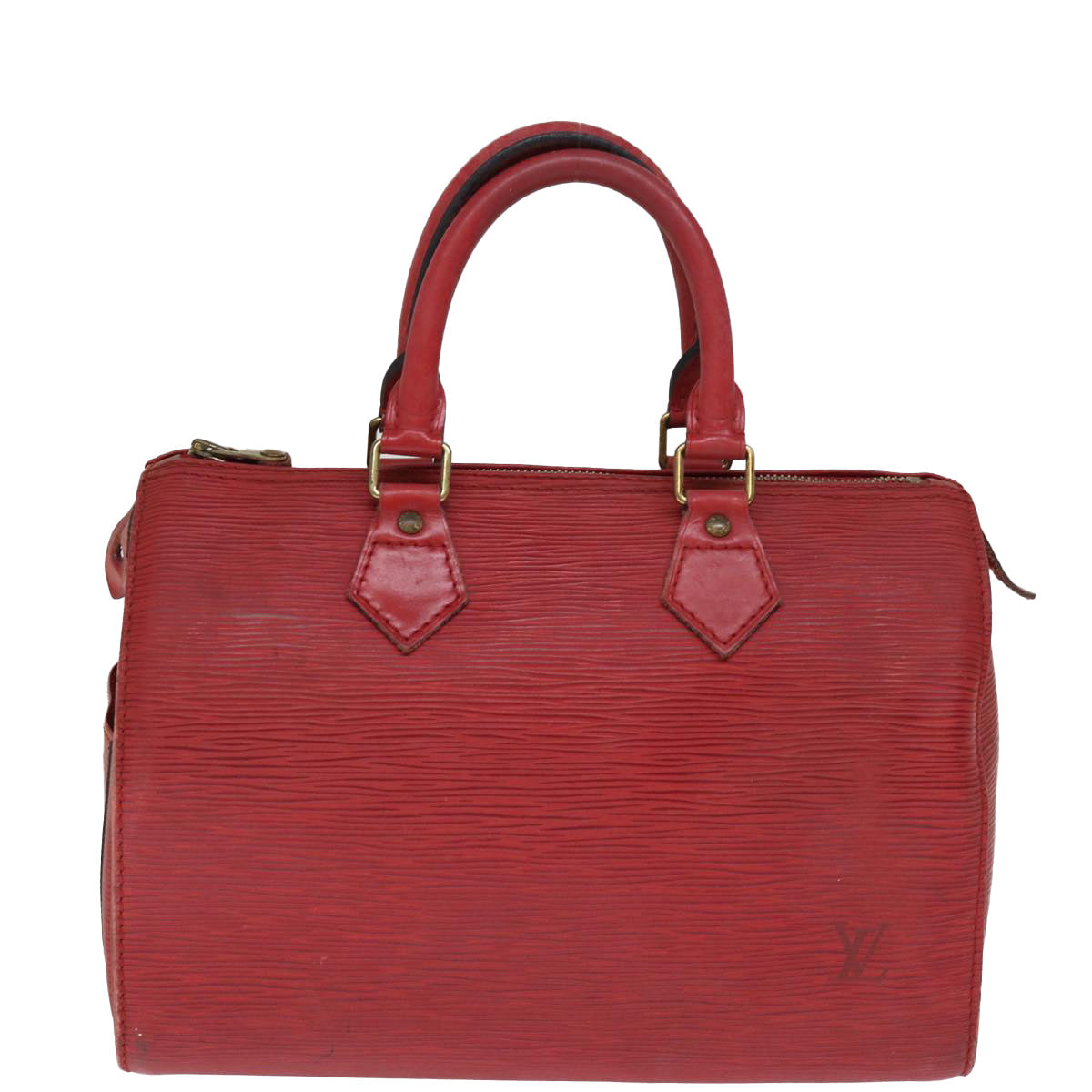 LOUIS VUITTON Epi Speedy 25 Hand Bag Castilian Red M43017 LV 75277