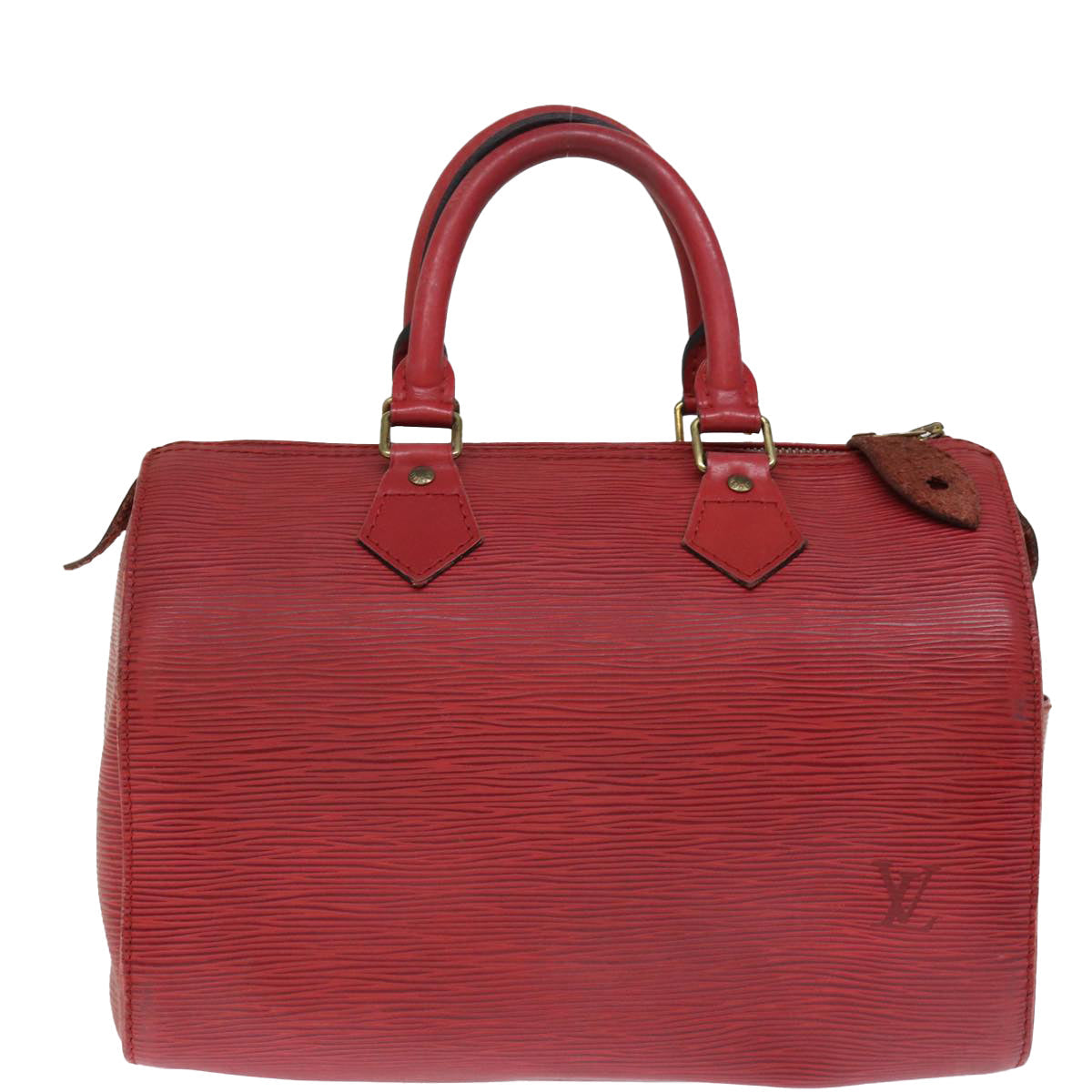 LOUIS VUITTON Epi Speedy 25 Hand Bag Castilian Red M43017 LV 75277
