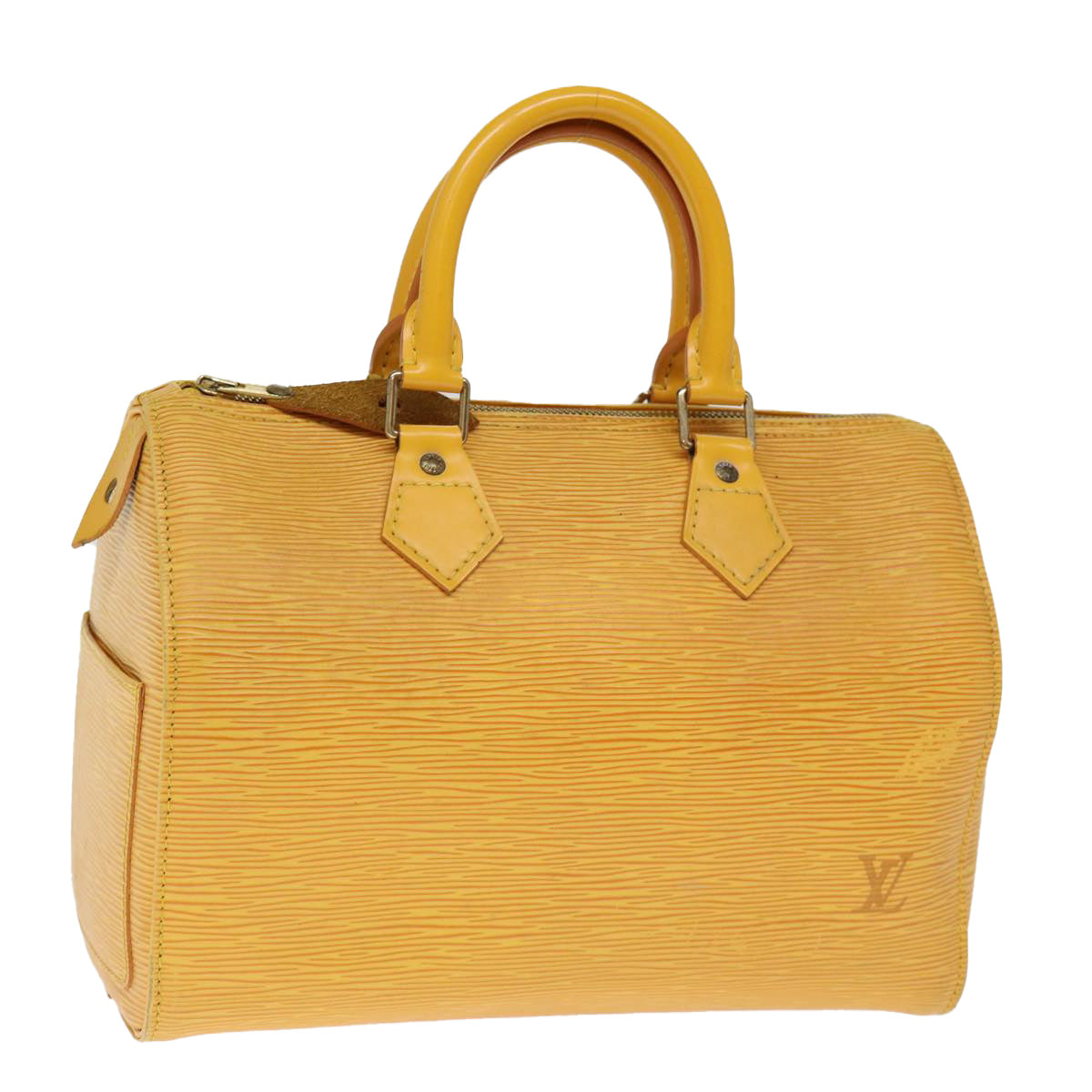 LOUIS VUITTON Epi Speedy 25 Hand Bag Tassili Yellow M43019 LV 75278