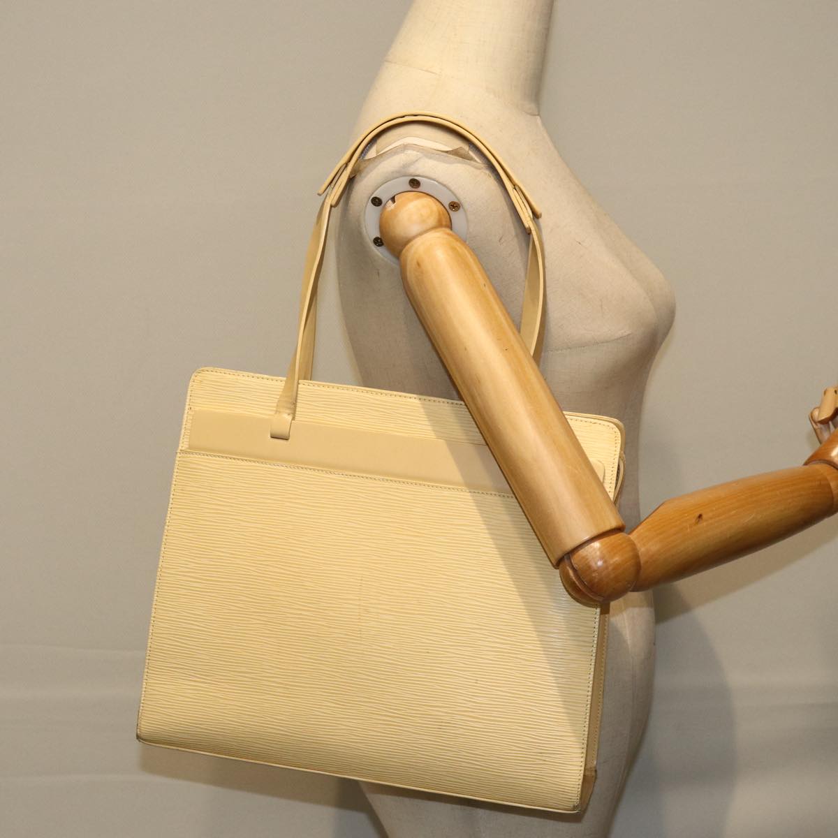LOUIS VUITTON Epi Croisette PM Tote Bag Vanilla M5249A LV 75280