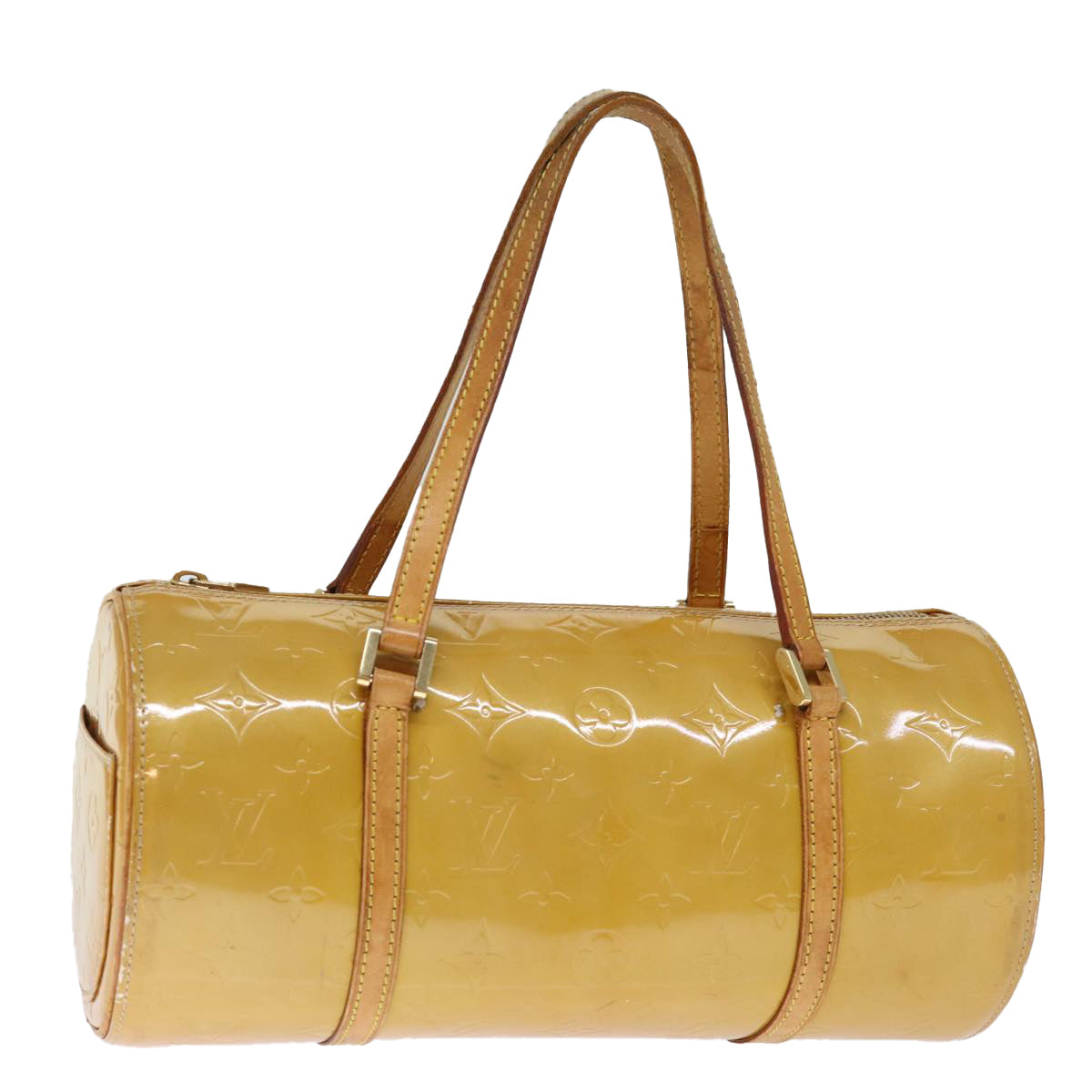 LOUIS VUITTON Monogram Vernis Bedford Hand Bag Beige M91006 LV 75282