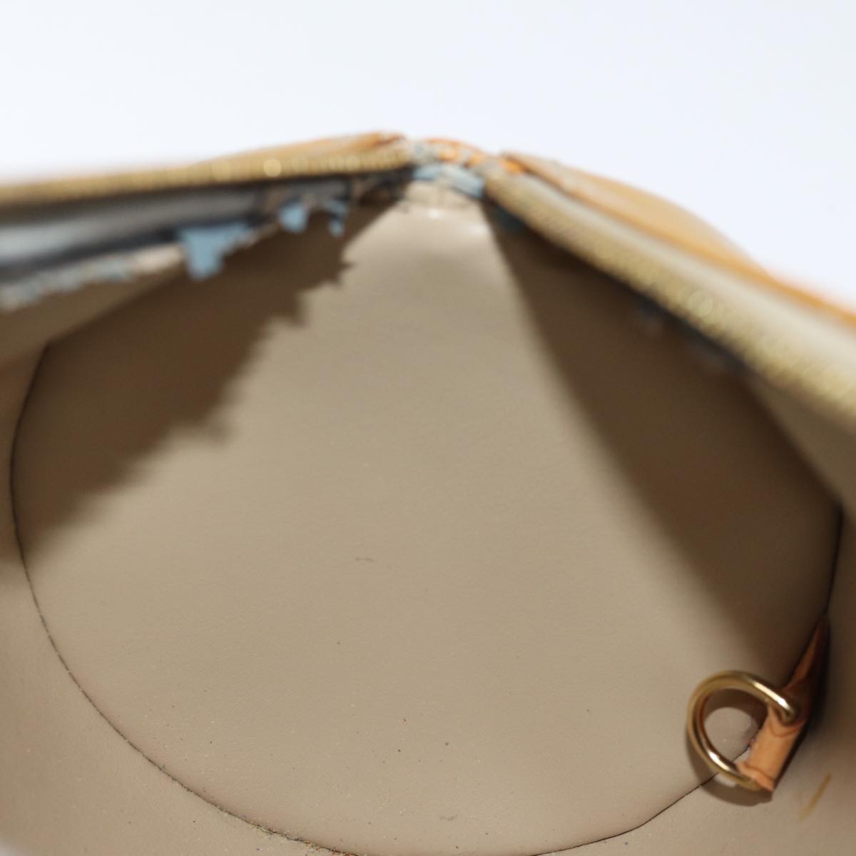 LOUIS VUITTON Monogram Vernis Bedford Hand Bag Beige M91006 LV 75282