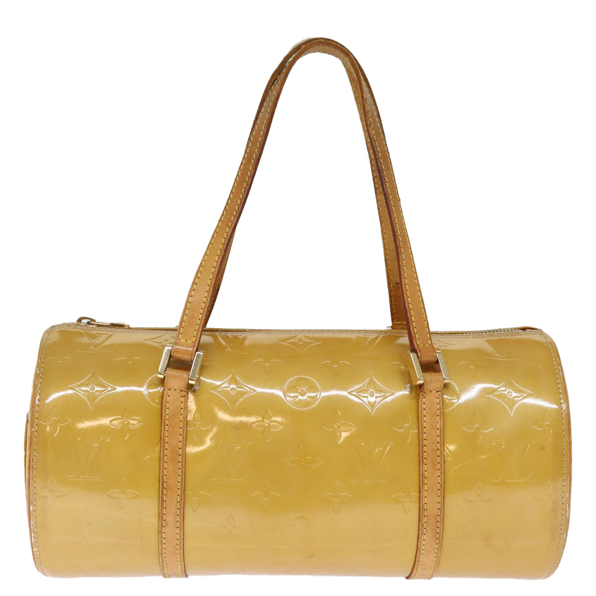 LOUIS VUITTON Monogram Vernis Bedford Hand Bag Beige M91006 LV 75282