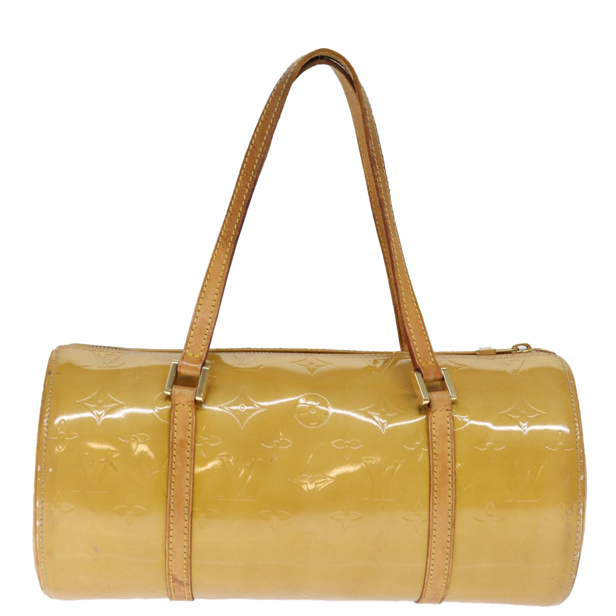 LOUIS VUITTON Monogram Vernis Bedford Hand Bag Beige M91006 LV 75282
