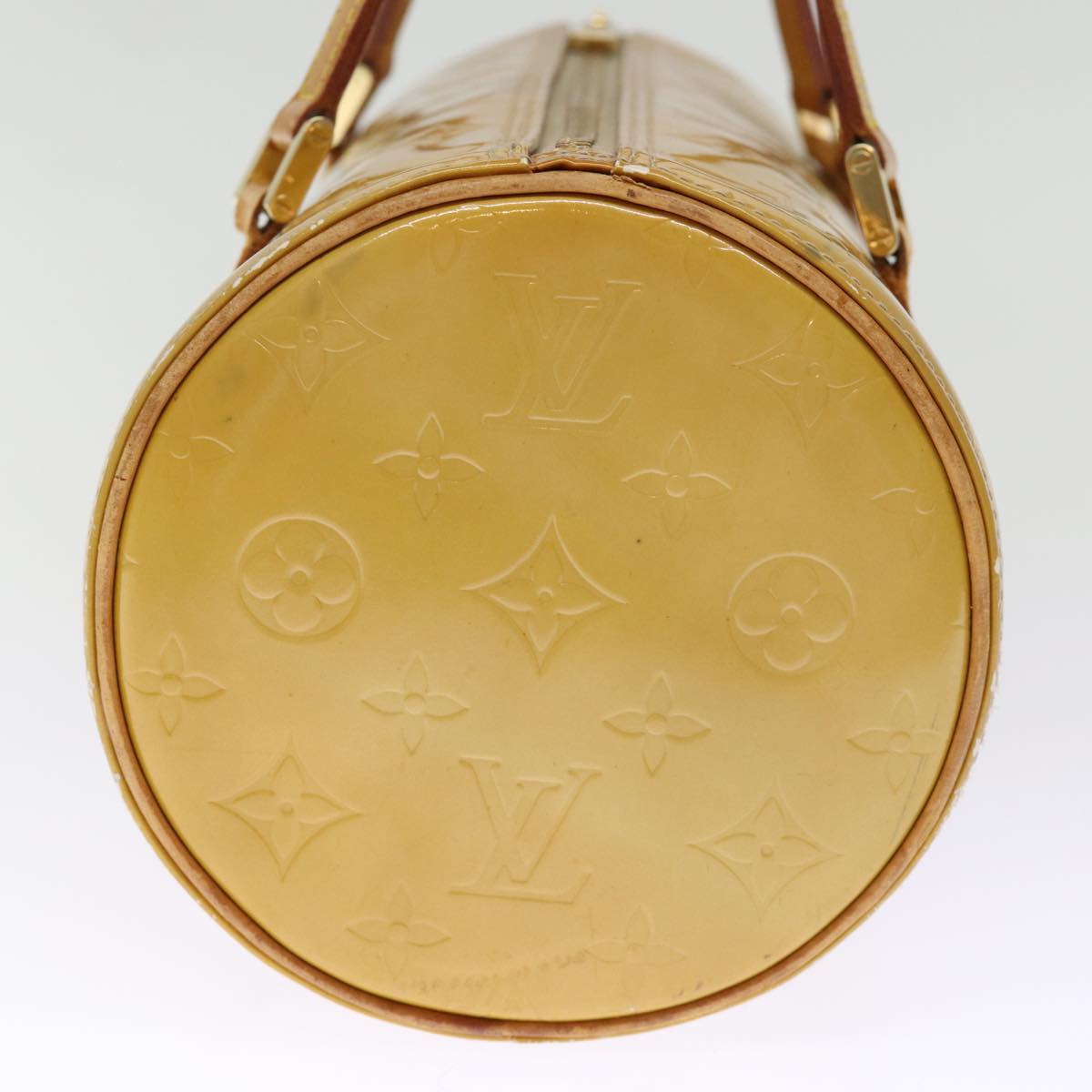 LOUIS VUITTON Monogram Vernis Bedford Hand Bag Beige M91006 LV 75282