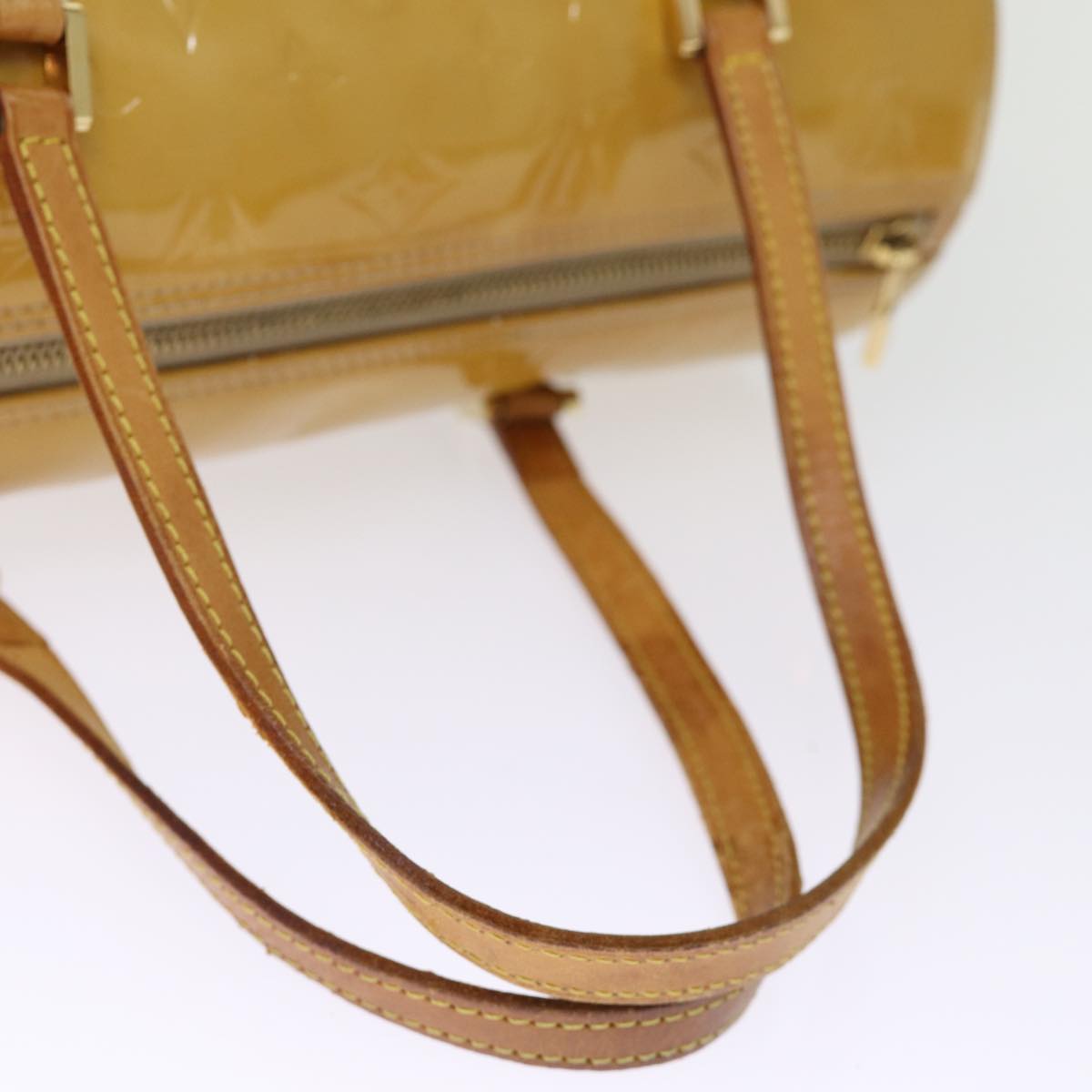 LOUIS VUITTON Monogram Vernis Bedford Hand Bag Beige M91006 LV 75282