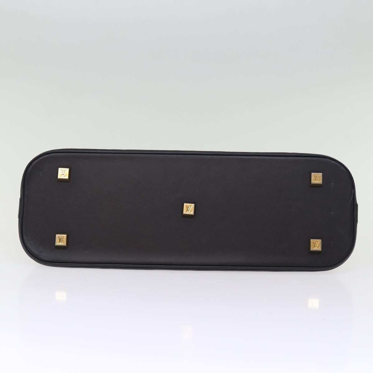 LOUIS VUITTON Monogram Mini Alma Ron Hand Bag Blue M92205 LV 75285