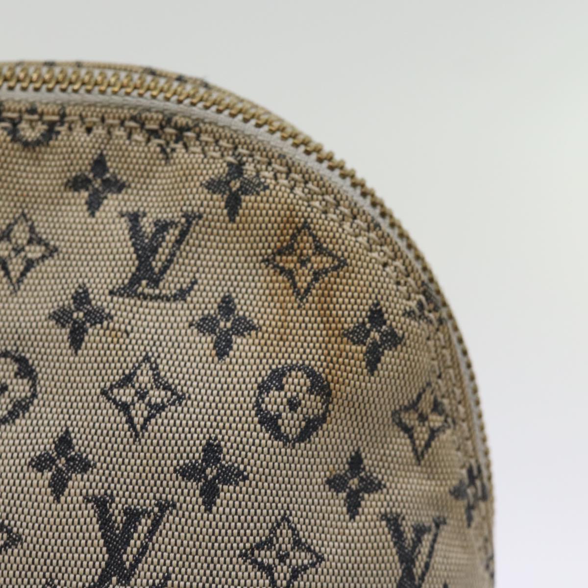 LOUIS VUITTON Monogram Mini Alma Ron Hand Bag Blue M92205 LV 75285
