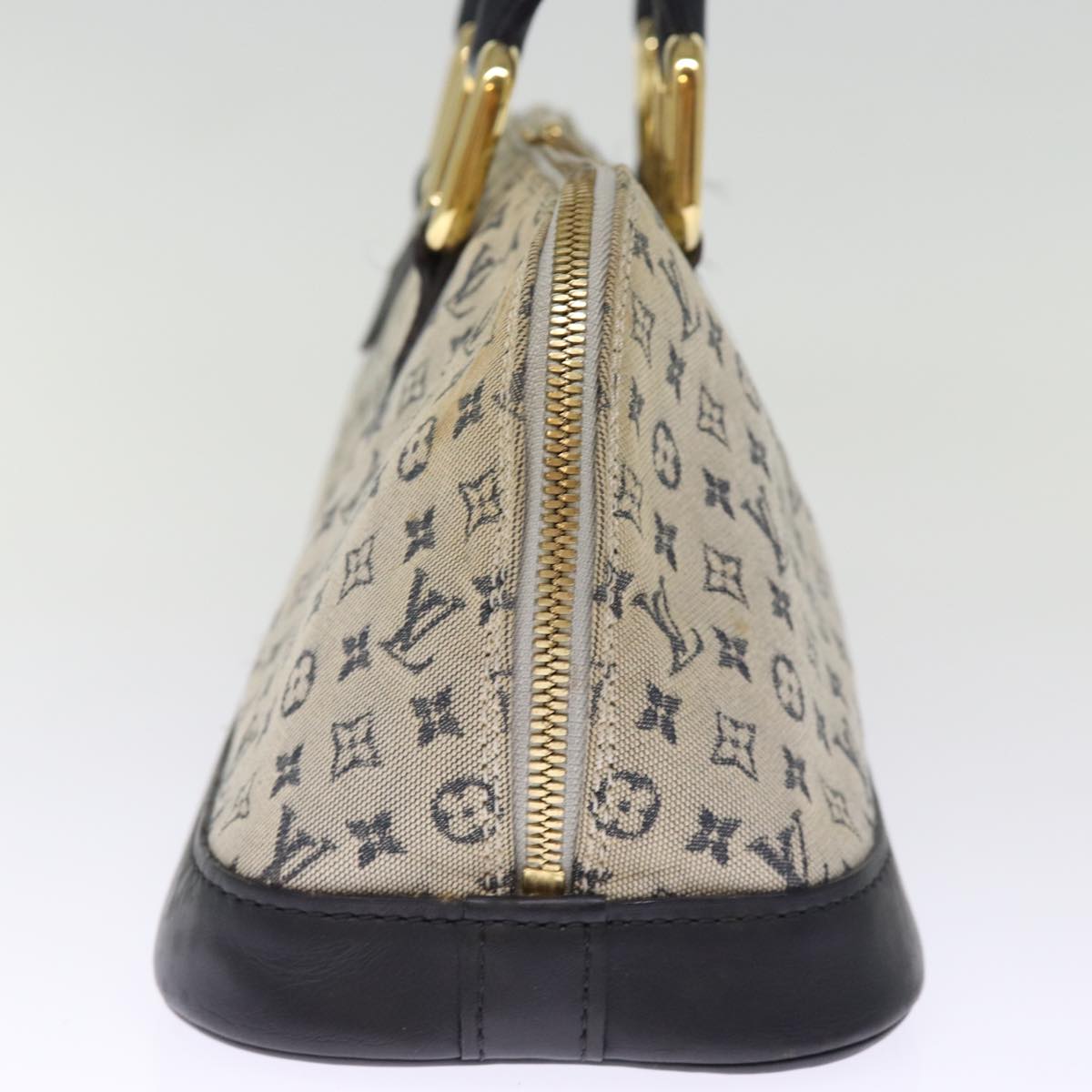 LOUIS VUITTON Monogram Mini Alma Ron Hand Bag Blue M92205 LV 75285