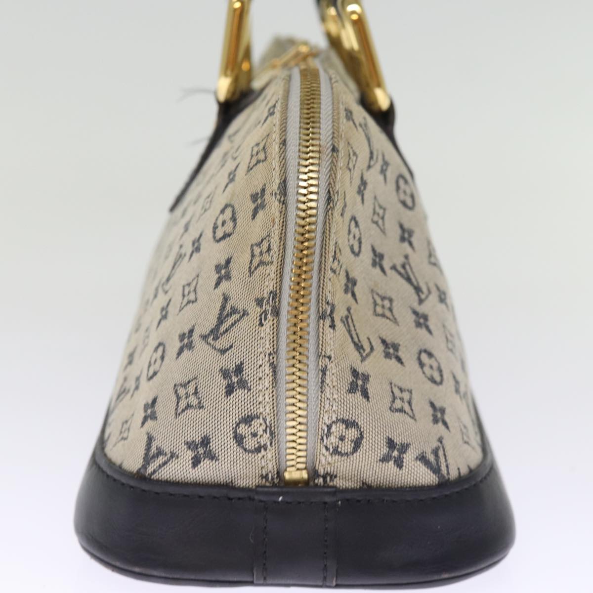LOUIS VUITTON Monogram Mini Alma Ron Hand Bag Blue M92205 LV 75285