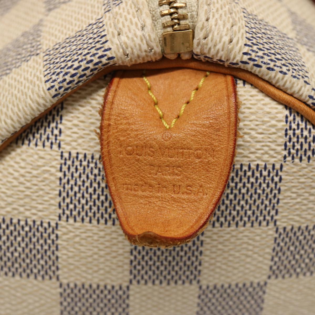 LOUIS VUITTON Damier Azur Speedy 25 Hand Bag N41534 LV 75292