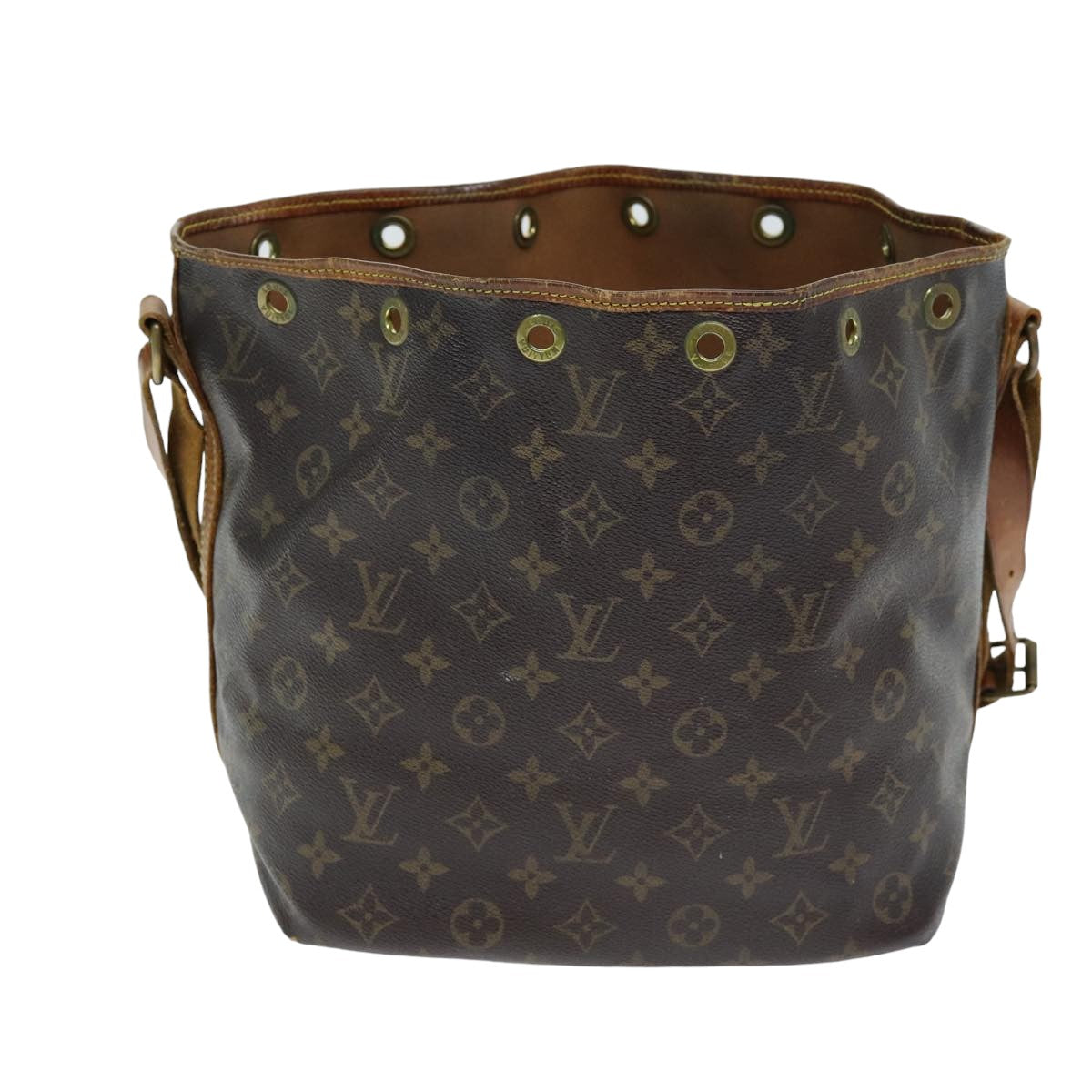 LOUIS VUITTON Monogram Petit Noe Shoulder Bag M42226 LV 75294