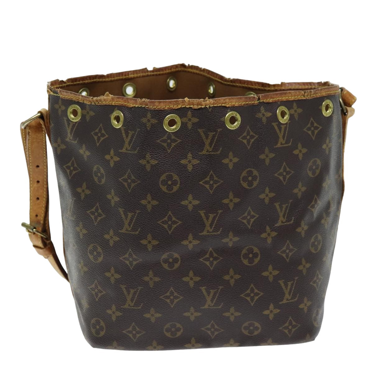 LOUIS VUITTON Monogram Petit Noe Shoulder Bag M42226 LV 75295