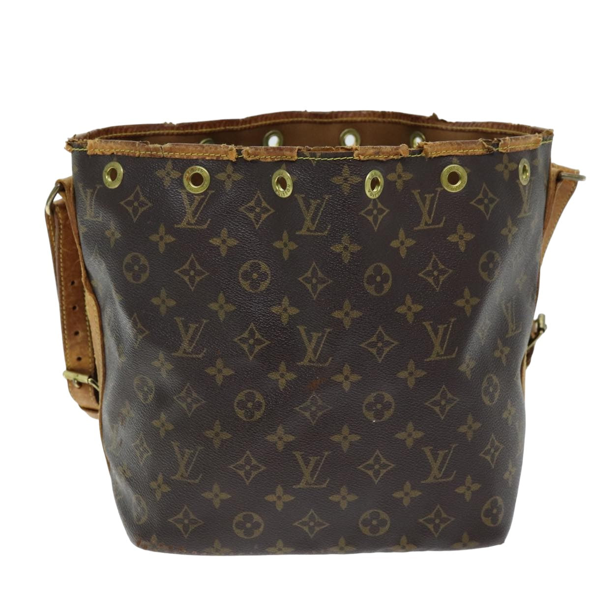 LOUIS VUITTON Monogram Petit Noe Shoulder Bag M42226 LV 75295