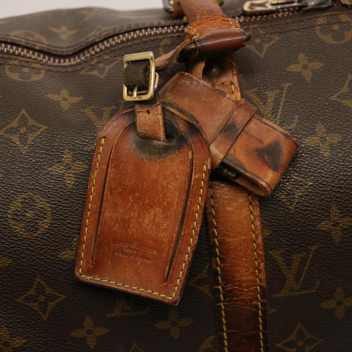 LOUIS VUITTON Monogram Keepall 50 Boston Bag M41426 LV 75299